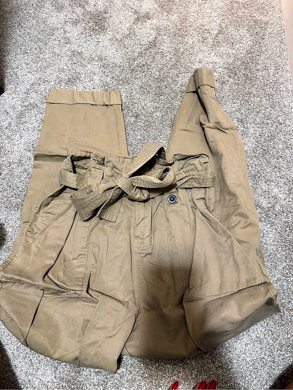 Le Lis Wide Leg Pants in Brown Size Small